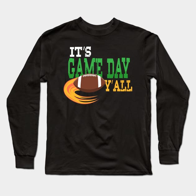 football game day shirt gift Long Sleeve T-Shirt by woormle